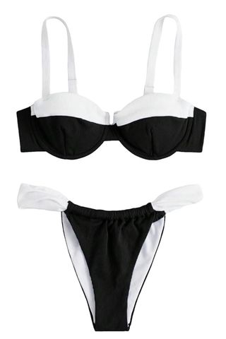 Soly Hux , Color Block Underwire Bikini Sets