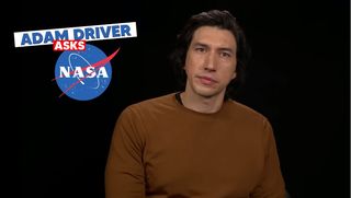 Adam Driver asks NASA all about asteroids and their impact threat to Earth in a new video.