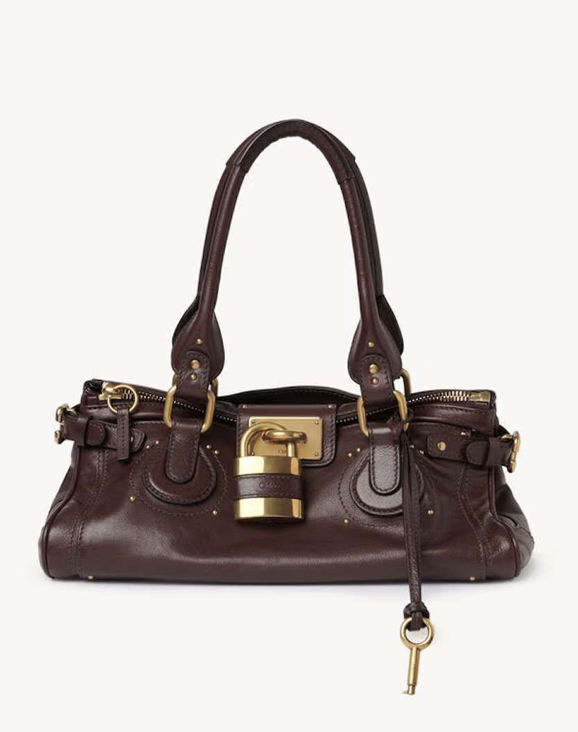 chl, Paddington Bag in Grained Leather