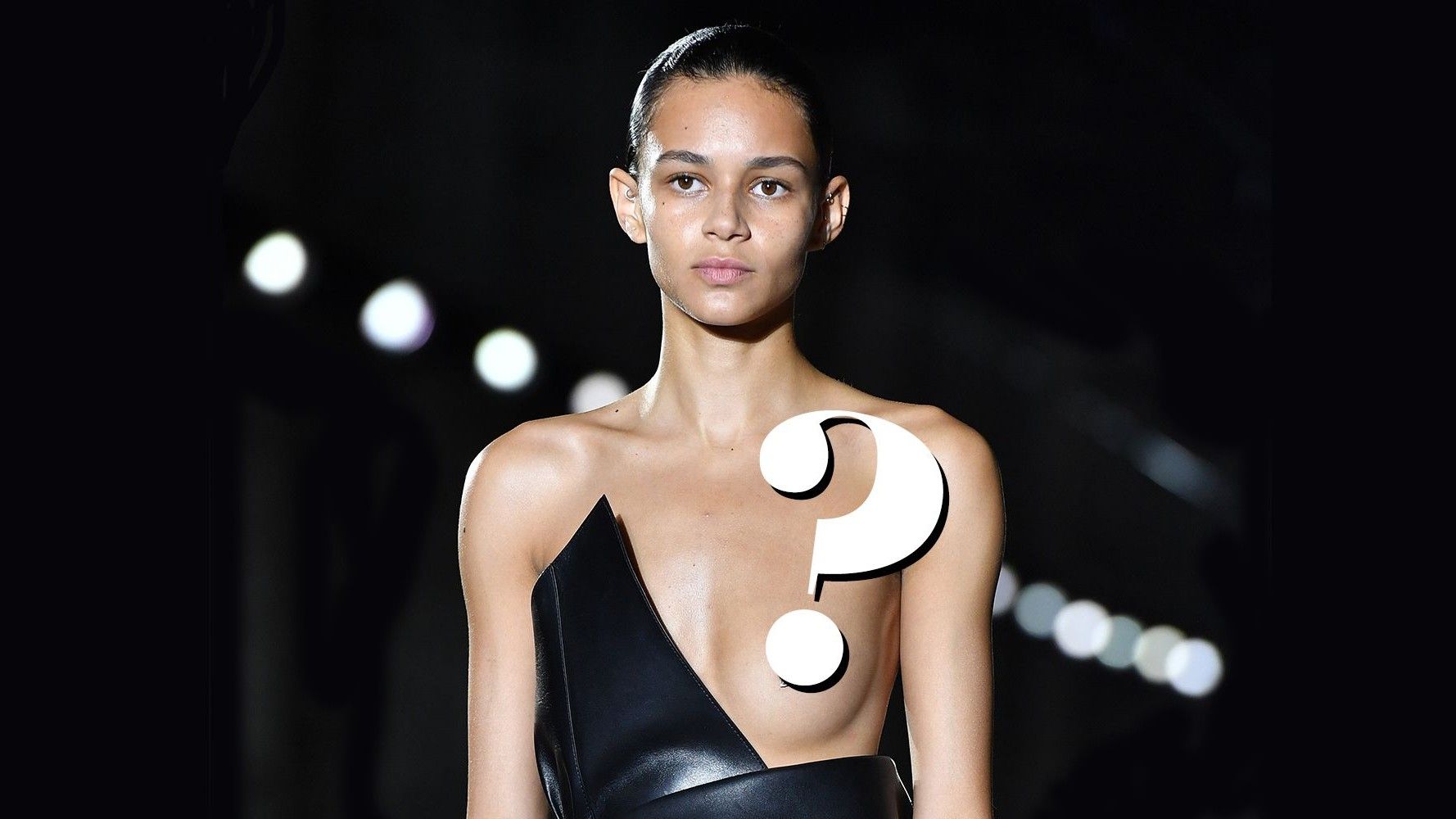 Glitter Nipples - Glitter Nipple Saint Laurent Spring 2016 | Marie Claire