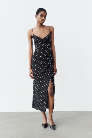 Polka Dot Midi Dress