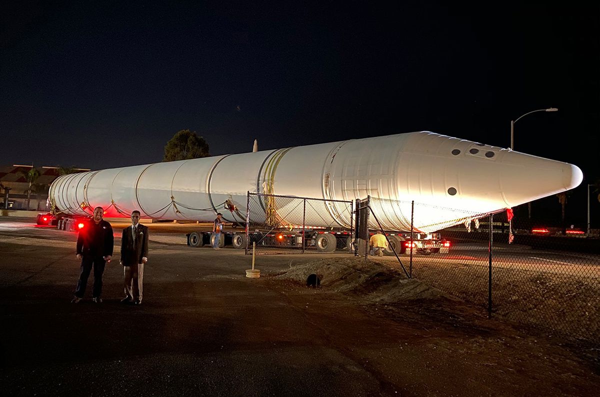 space shuttle rocket booster march field air museum 