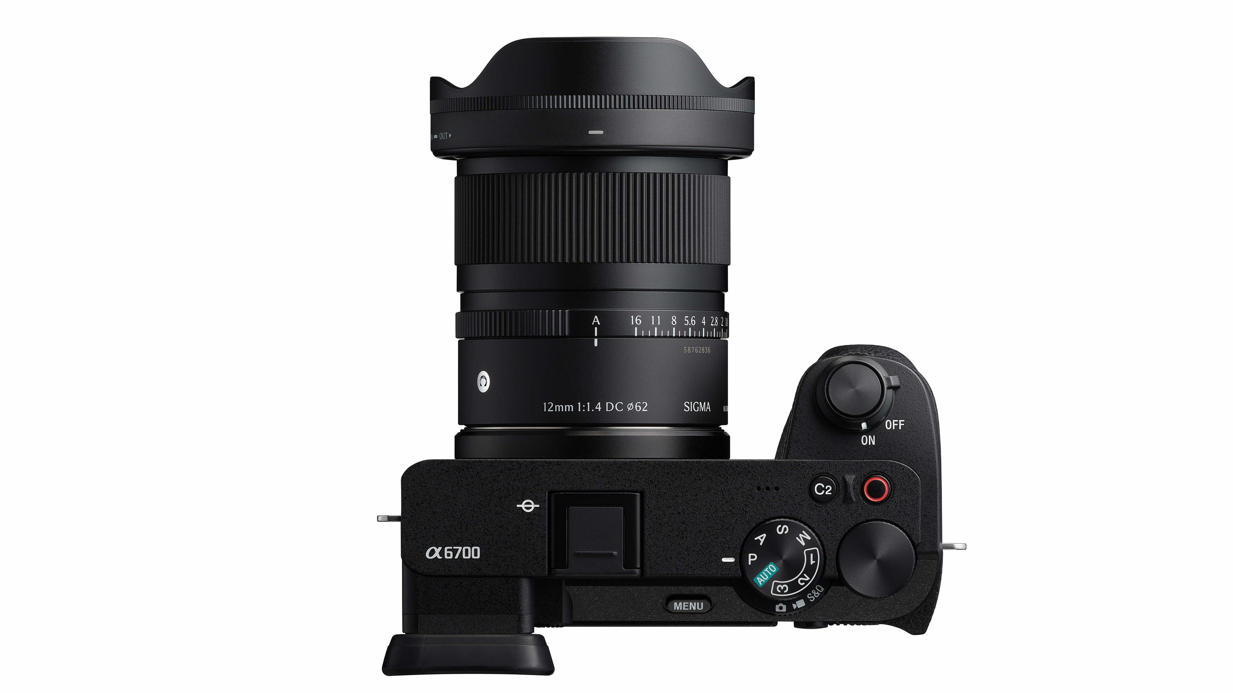 The Sigma 12mm f/1.4 mounted on a Sony A6700