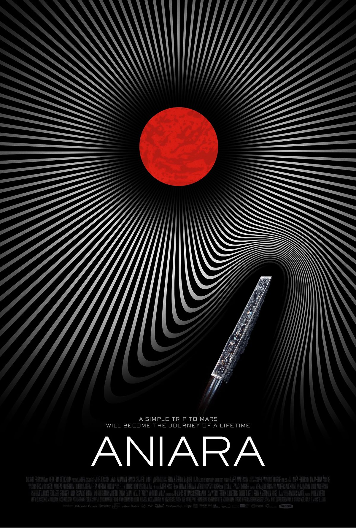 Main poster for the new film "Aniara."