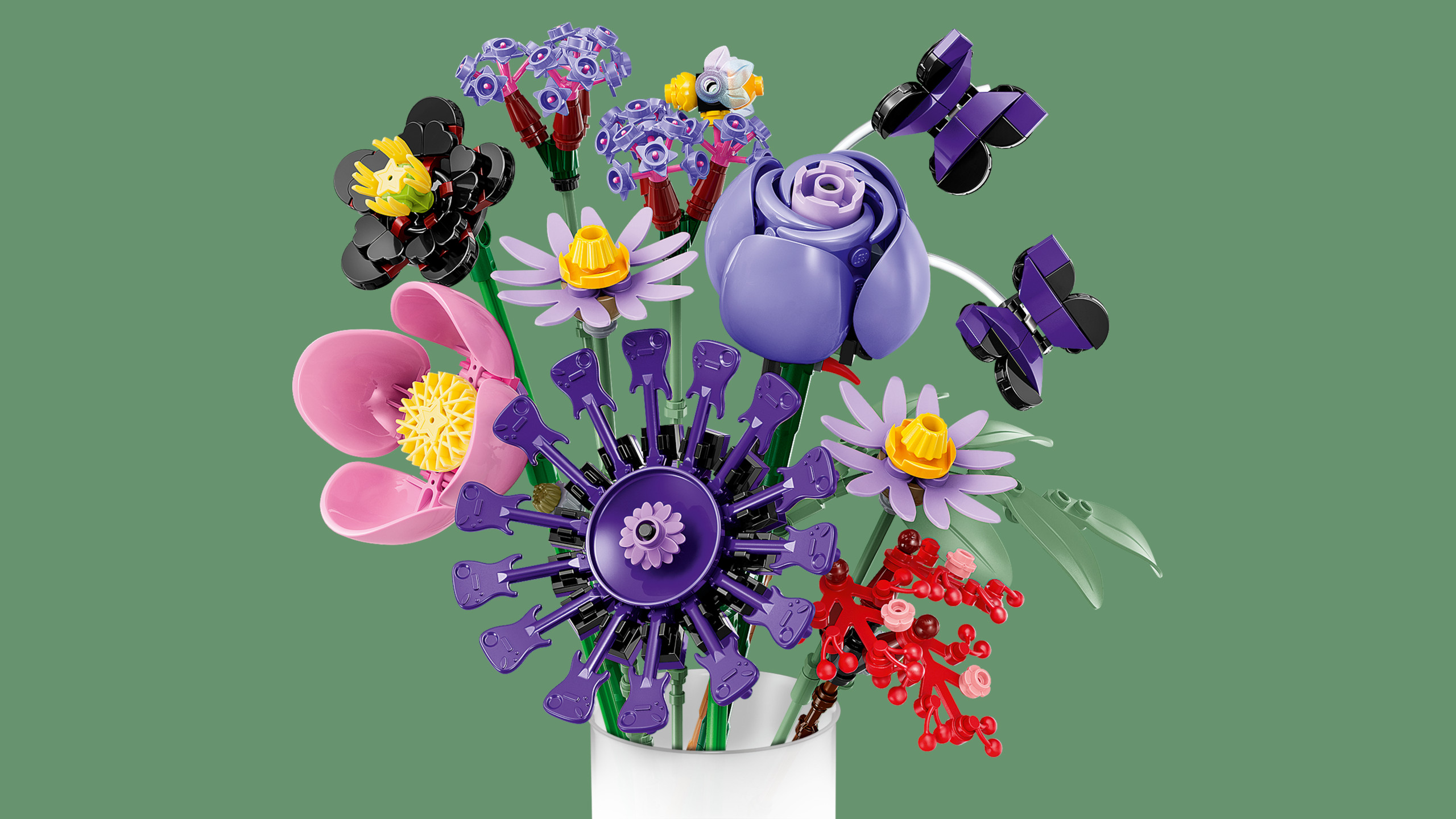Olivia Rodrigo&rsquo;s Flower Bouquet from Lego Editions and Lego Botanicals