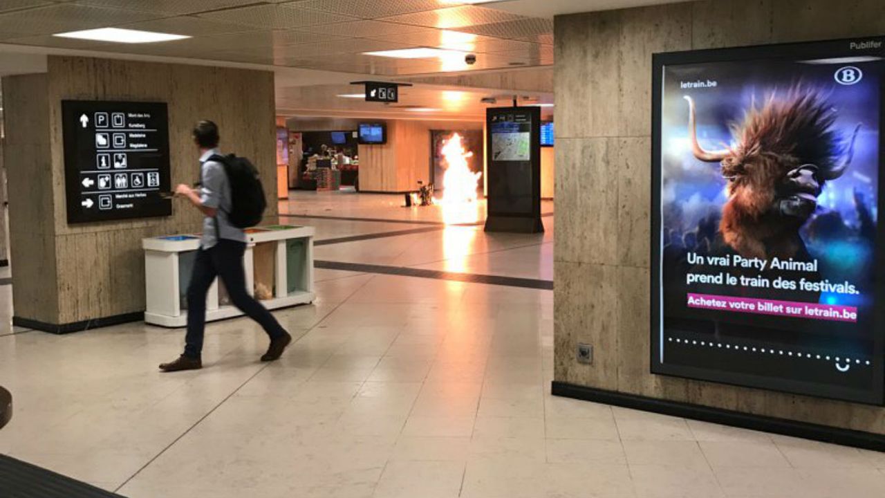 Brussels central station attack