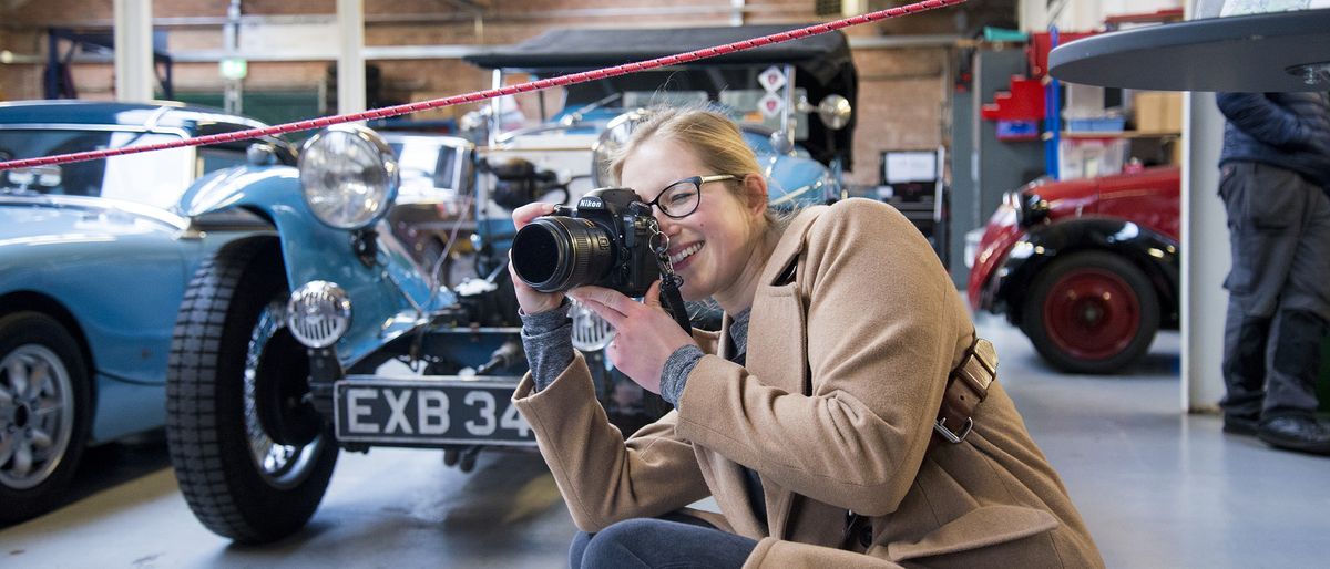 Professional car photographer Amy Shore