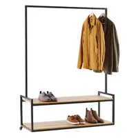 The Container Store Garment Rack with Wheels The Container Store Garment Rack with Wheels
