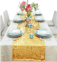 13in X 108in Sequin Table Runner available on Amazon for $9