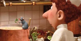 Remy and Linguini in Pixar's Ratatouille