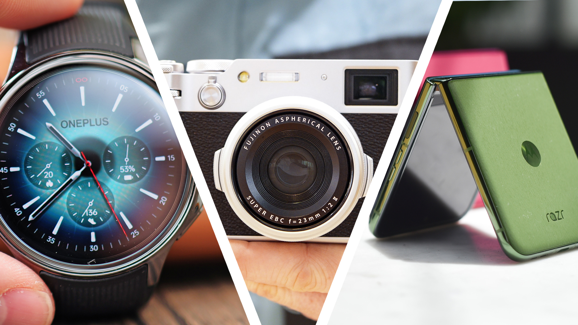 The OnePlus Watch 2, Fujifilm X100VI and Motorola Razr 2024