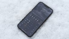 iPhone 14 in the snow