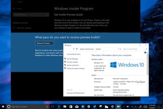 Windows 10 S enrolling in the Windows Insider Program.
