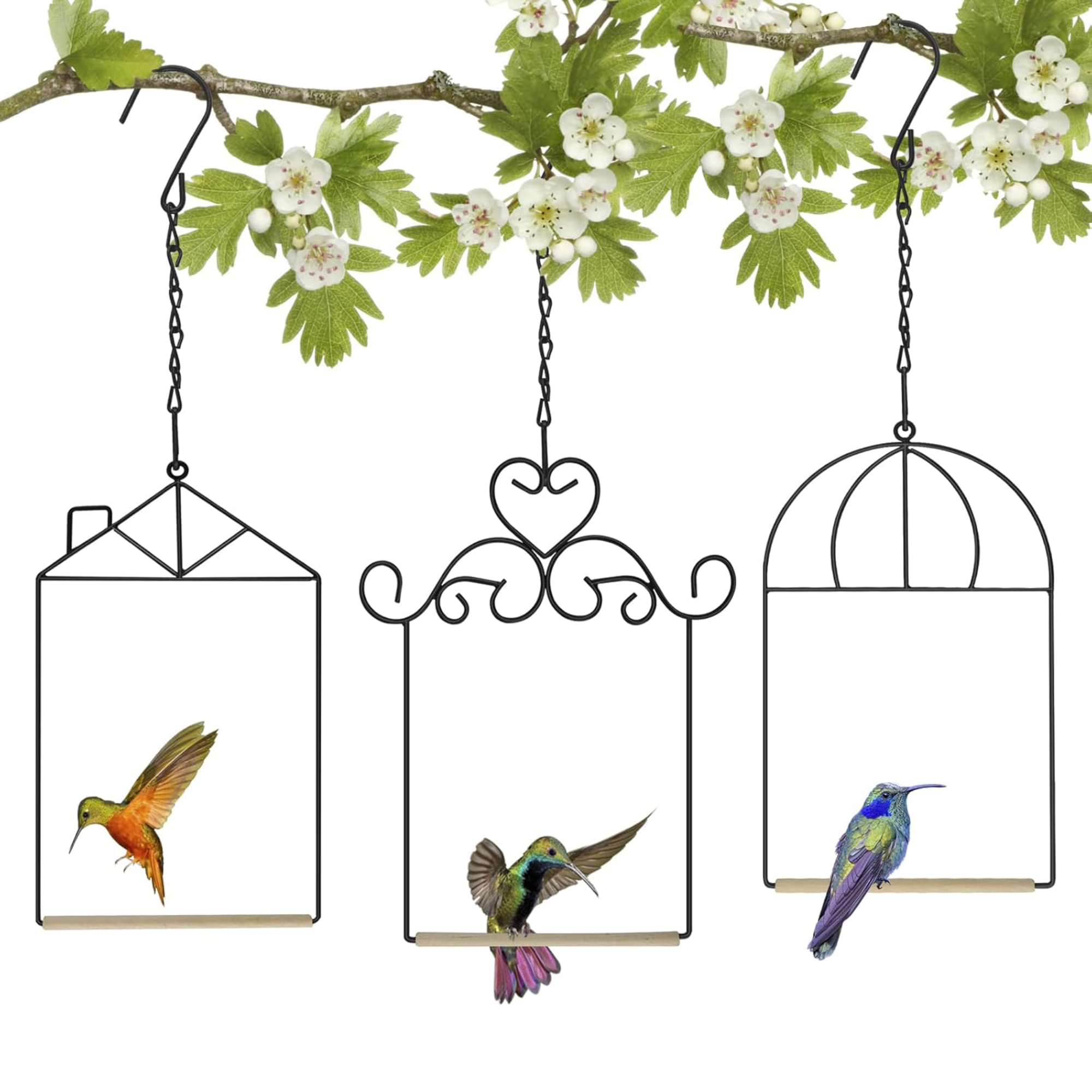 Hummingbird swing three pack from Amazon