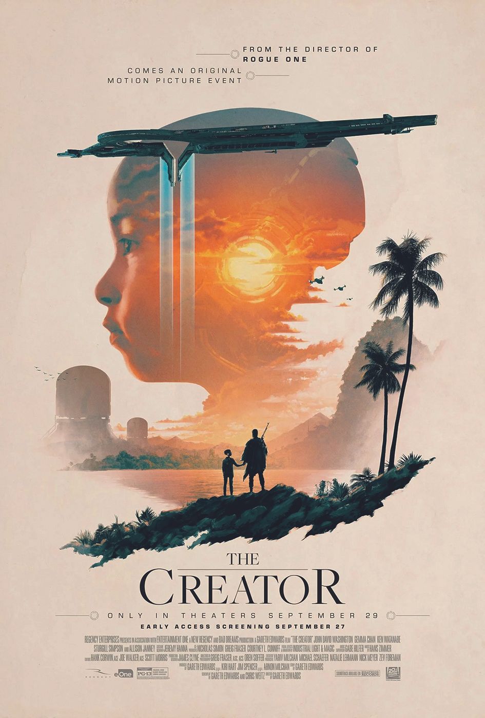 The Creator movie poster art by Matt Ferguson