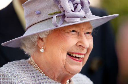 queen giggles video call raf officer lockdown fitness routine