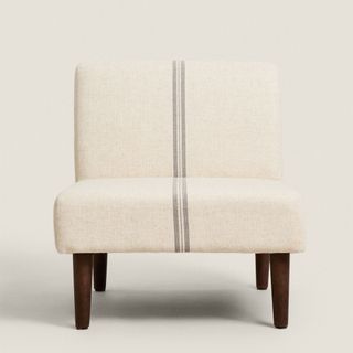 Low Striped Armchair