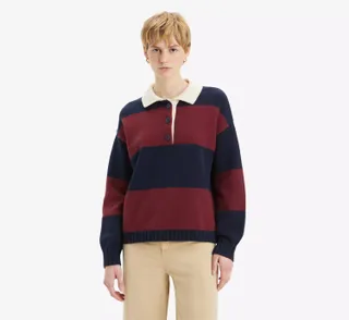 Levi's, Ivy League Striped Polo Sweater