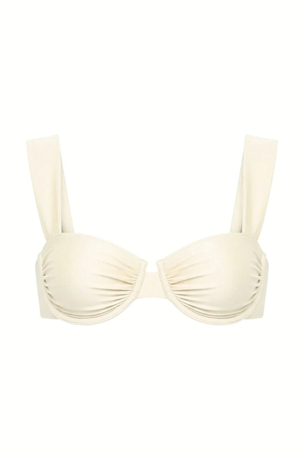 Montce, Cream Silkie Bella Bikini Top