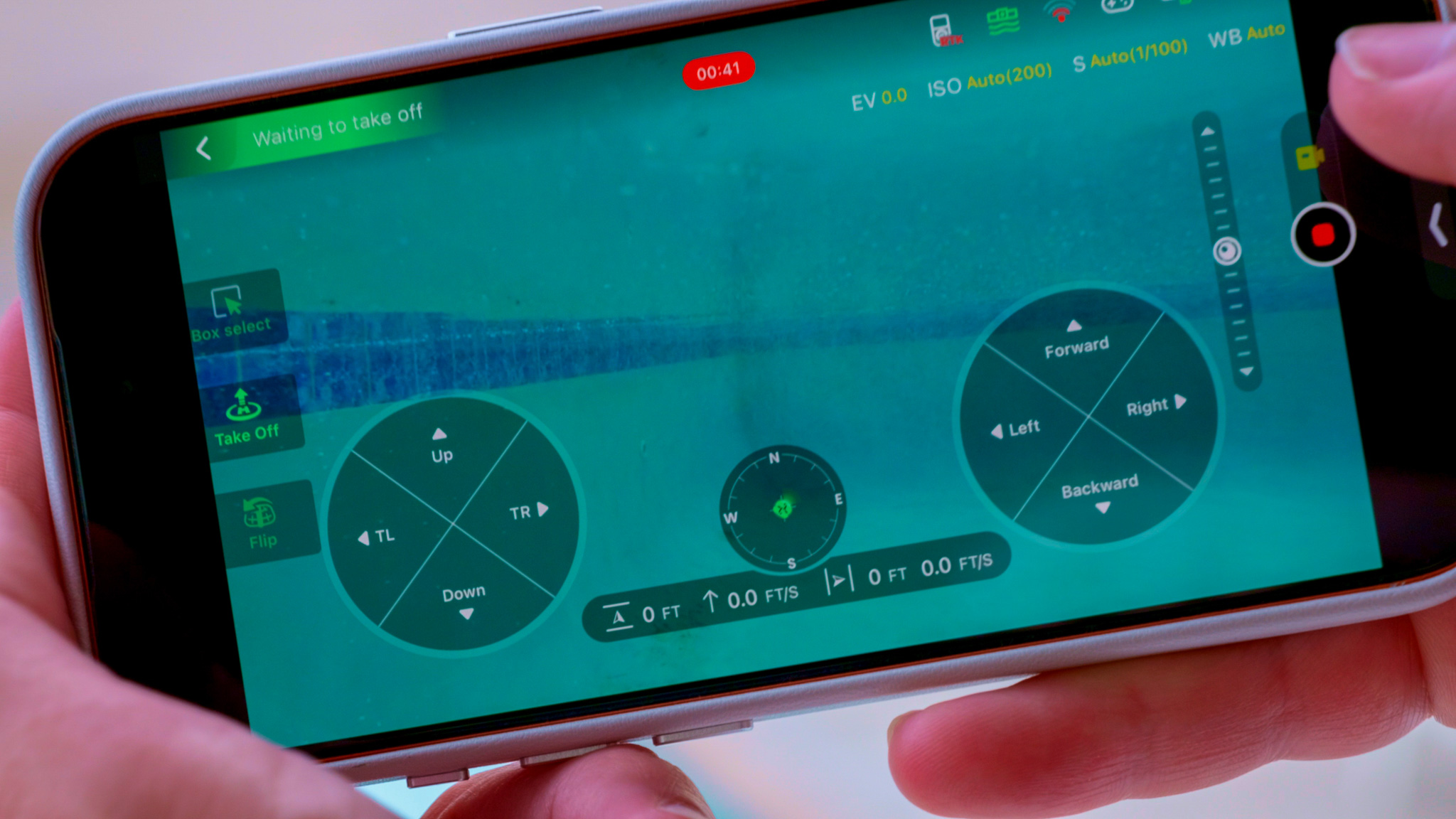 HoverAir Aqua Smartphone Controls