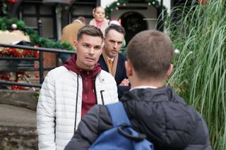 Ste and James try to help Lucas in Hollyoaks 