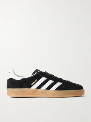 Gazelle Indoor Leather-Trimmed Suede Sneakers