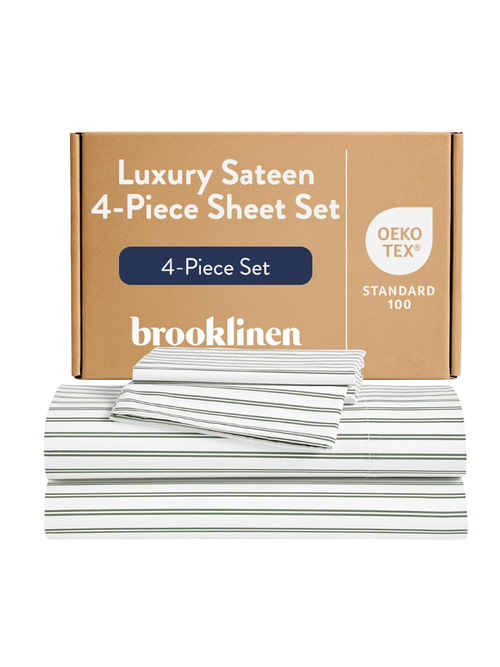 Luxury Sateen 4 Piece Sheet Set