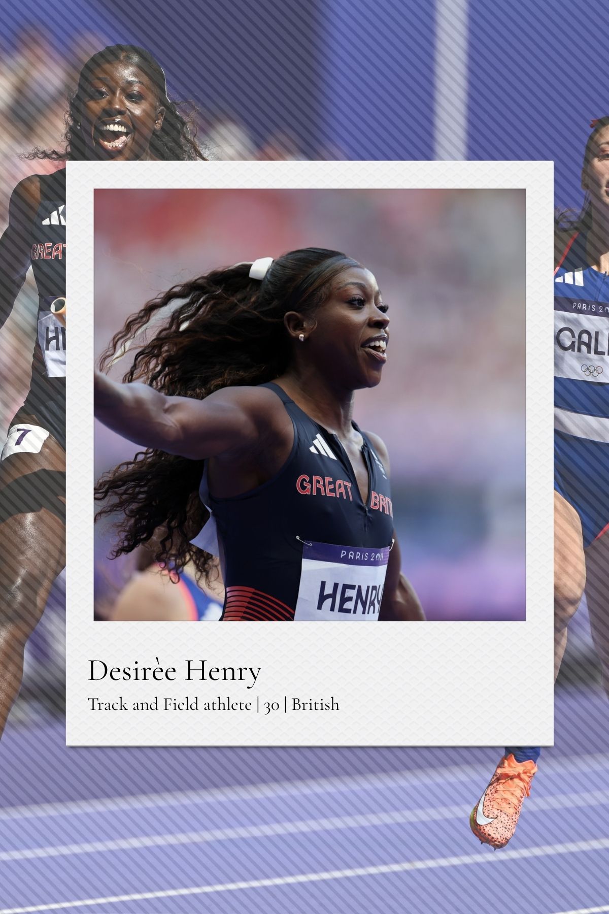 Track and field athlete Desiree Henry