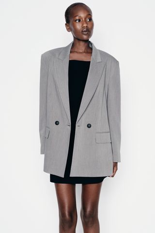 Oversized Double Breasted Blazer