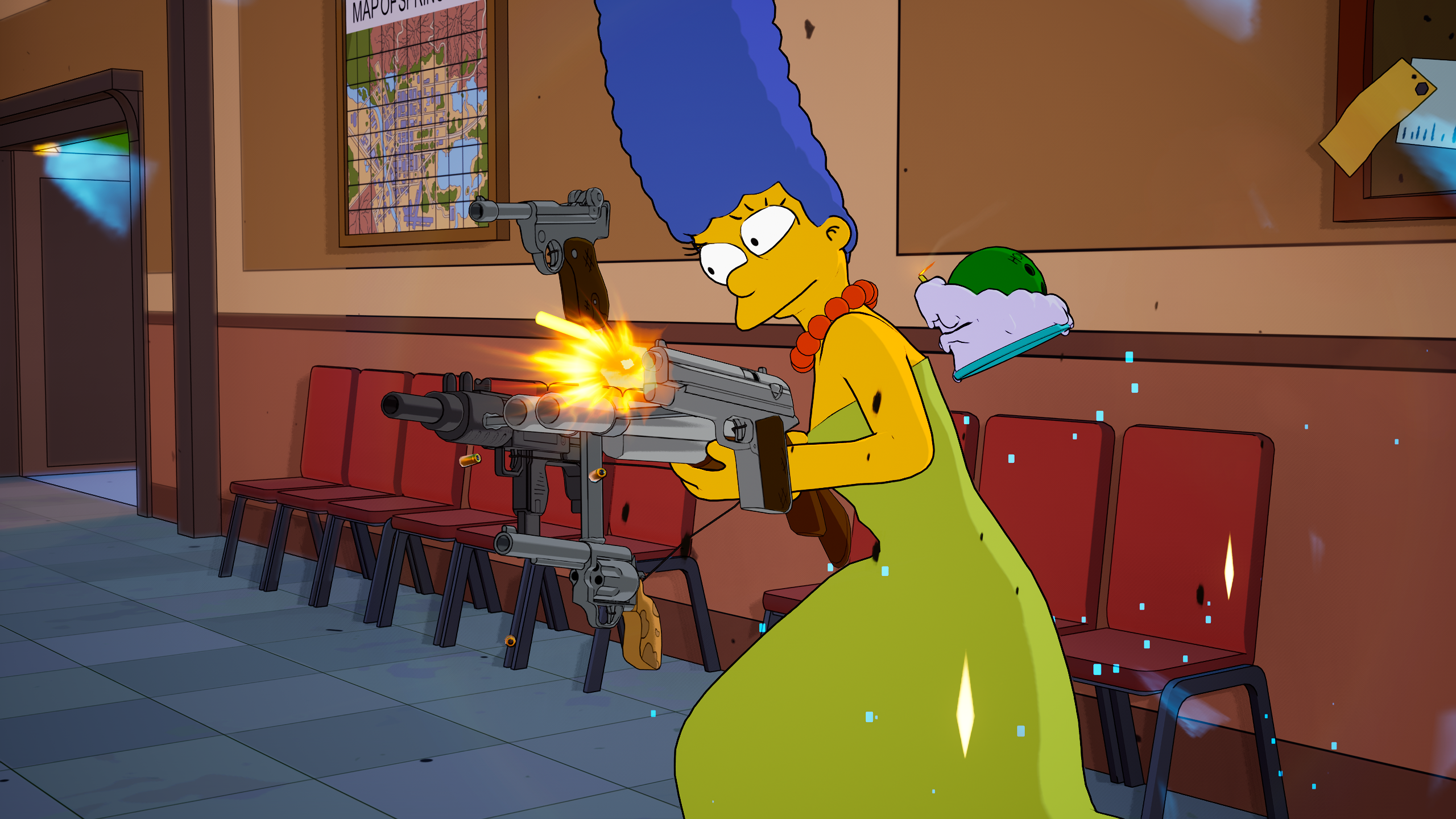 Fortnite The Simpsons mini-season qeapons and loadout.