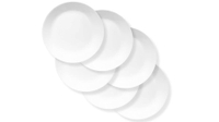 Corelle Chip Resistant Extra Large 11” Dinner Plate 6-piece set, Winter Frost White