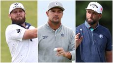 Tyrrell Hatton, Bryson DeChambeau and Jon Rahm