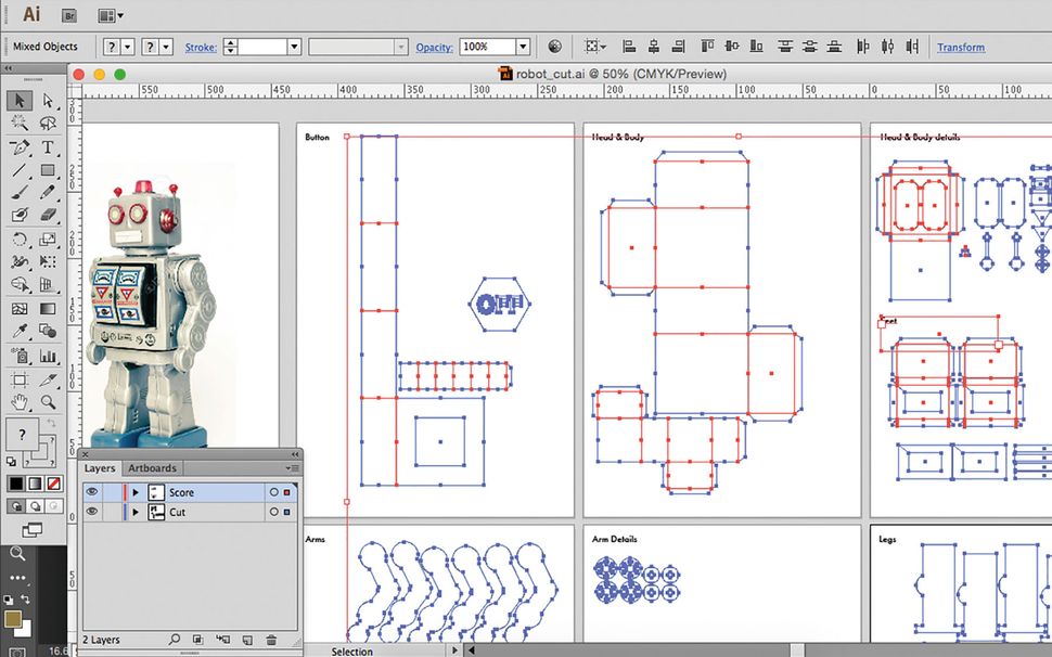 How to create a papercraft robot | Creative Bloq