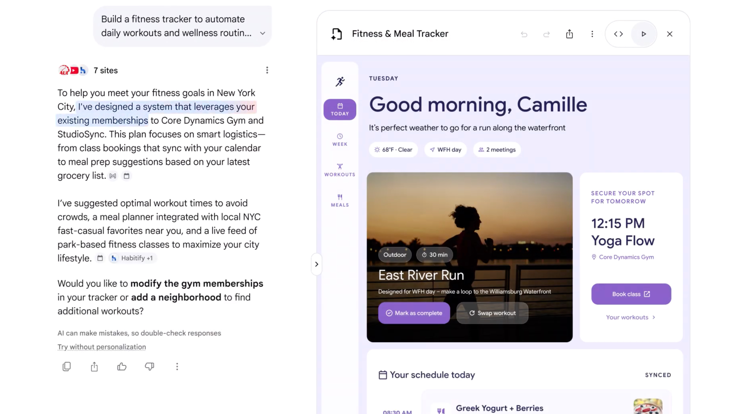New Google search features powered by Gemini