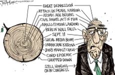 Political cartoon