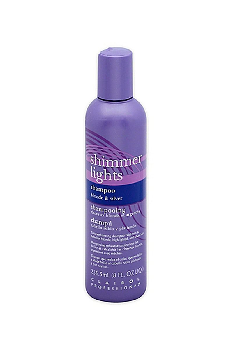<p>Can you really call yourself a blonde if you don't have a bottle in your shower?&nbsp;</p><p>Clairol Shimmer Lights, $7, <a href="https://www.bedbathandbeyond.com/store/product/clairol-reg-shimmer-lights-8-oz-original-conditioning-shampoo-for-blonde-and-silver-hair/1012527764" target="_blank" data-tracking-id="recirc-text-link">bedbathandbeyond.com</a>.</p>