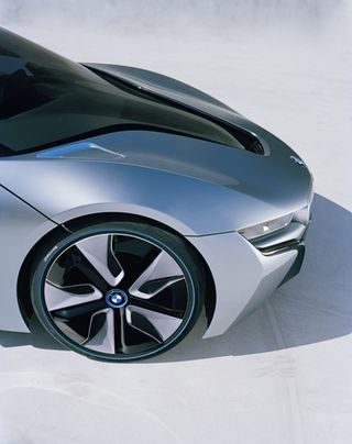 The BMW i8 Concept Spyder.