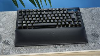 Photograph of the Razer BlackWidow V4 Pro 75% keyboard