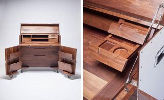 Writing desk from 'The Crate Series', by Naihan Li