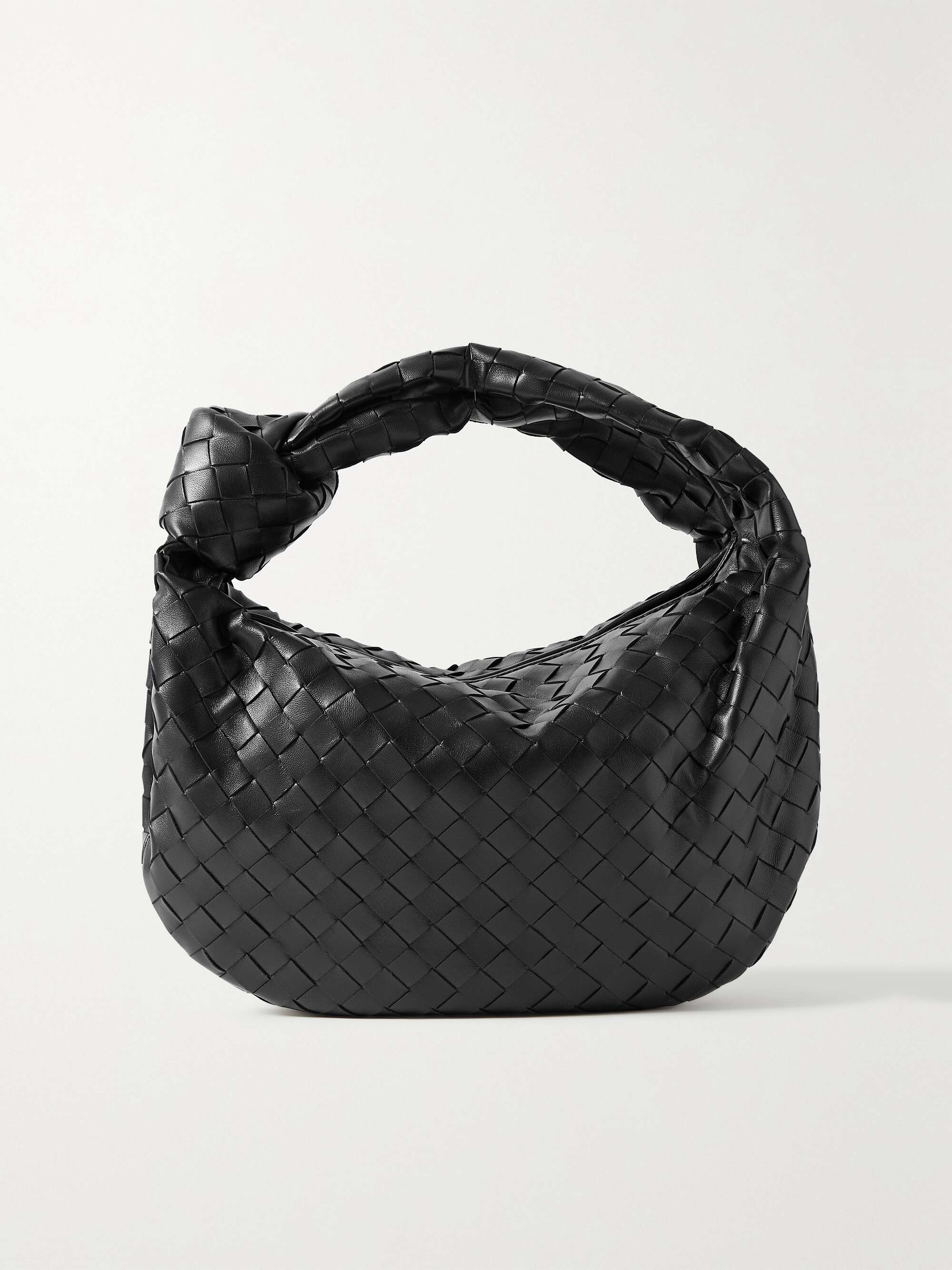 Jodie Teen Knotted Intrecciato Leather Tote