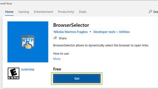 How to enable dynamic browser selection on Windows 10