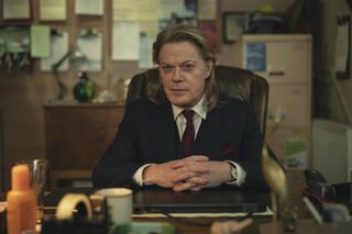 In 'Stay Close' Eddie Izzard plays a shady-looking lawyer.