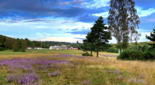 Sherwood Forest GC pictured with. the clubhouse beyond
