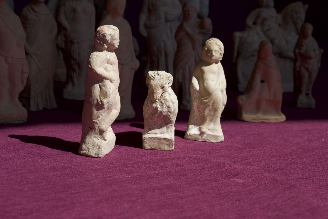 The figurines also included a ram.