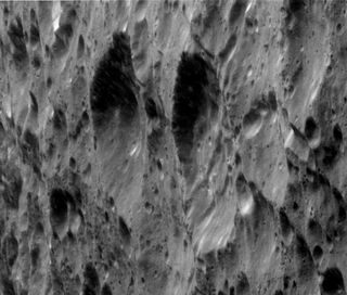 Cassini Image of Rhea