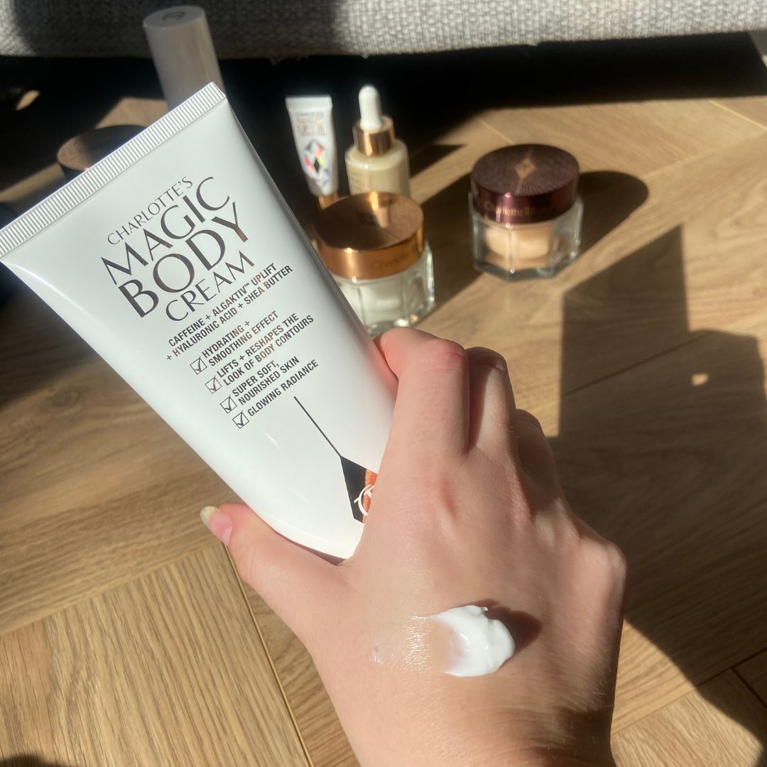 Charlotte Tilbury Magic Body Cream swatch