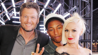 Pharrell, Gwen Stefani, Blake Shelton