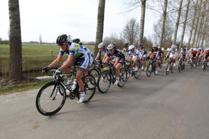 Orica - AIS kept a presence on the front of the bunch whilst Gillow was away