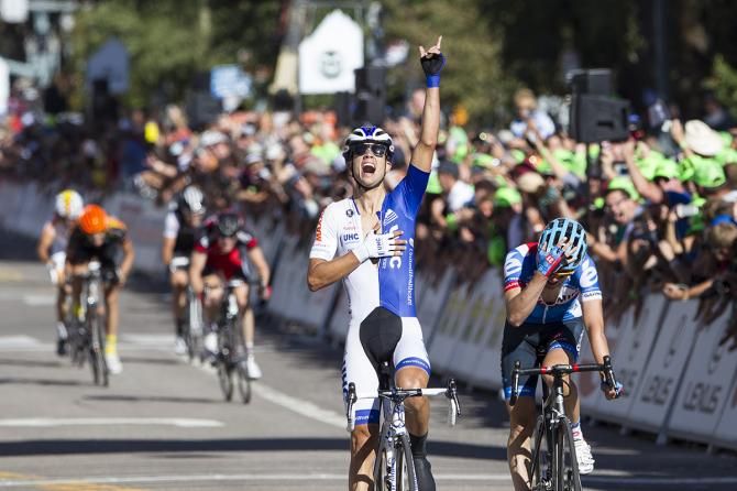 Kiel Reijnen (UnitedHealthcare) wins stage 1 in Aspen
