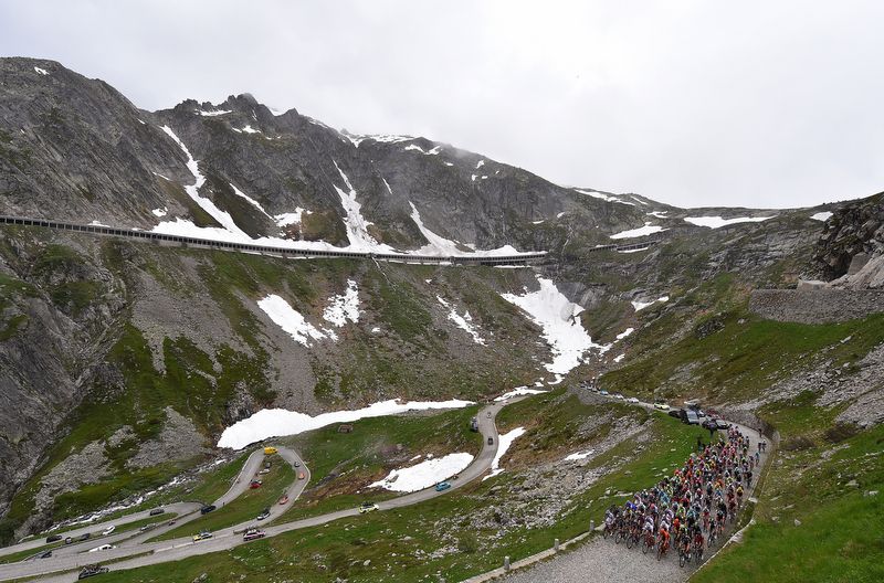The Gotthardpass was a key feature of the stage today